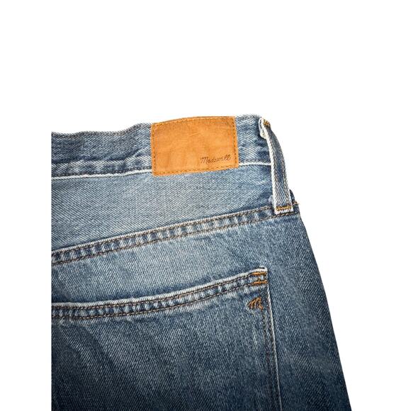 Madewell The Slouchy Boy Jean Size 31 Cutoff Raw Hem - Picture 5 of 8
